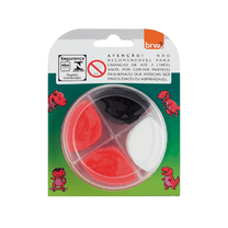 Massa de Modelar Divertida Dinossauro com 4 Cores MM0101 - BRW