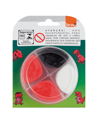 Massa de Modelar Divertida Dinossauro com 4 Cores MM0101 - BRW
