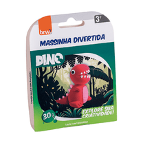 Massa de Modelar Divertida Dinossauro com 4 Cores MM0101 - BRW