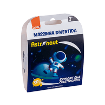 Massa de Modelar Divertida Astronalta com 4 Cores MM0103 - BRW
