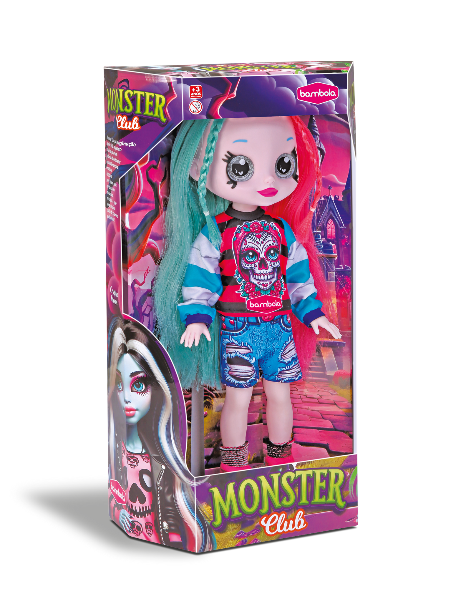 Boneca Monster Club Lunah Dark 948 - Bambola