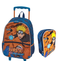 Mochila de Rodinha + Lancheira Térmica Naruto 978C - Pacific