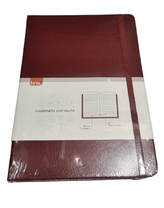Caderneta Brochura A5 Com Pauta Bordô 80 Folhas 80g/m² NB0003 - BRW