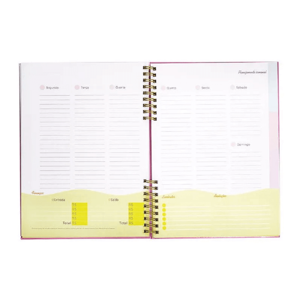 Planner Financeiro Soul 97 folhas 63g/m² 177x240mm - BRW