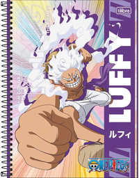 Caderno Espiral Universitário 10 Matérias One Piece 160 Folhas 34045 - Tilibra
