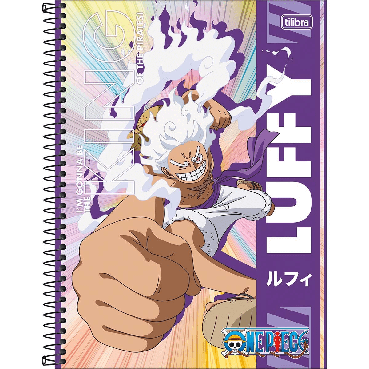 Caderno Espiral Universitário 10 Matérias One Piece 160 Folhas 34045 - Tilibra