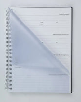 Caderno Prime 205x280mm 100Fls 1 Mat. S/ Pauta 63g/m² Preto P039 - Royal Paper