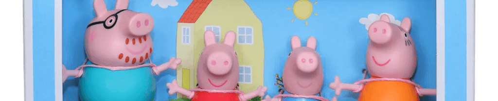 Família Peppa Pig com 4 Bonecos F2190 - Hasbro