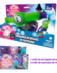 Lança Bolhas de Sabão Fantasma C/ Luz e Som POP-722 - Fenix
