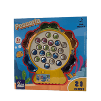 Pescaria Pega Peixe Colorido 21 Peixes Com Som PSC077AM - Fenix