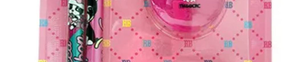 Kit Escolar Lápis Borracha e Apontador Rebecca Bonbon RB1206