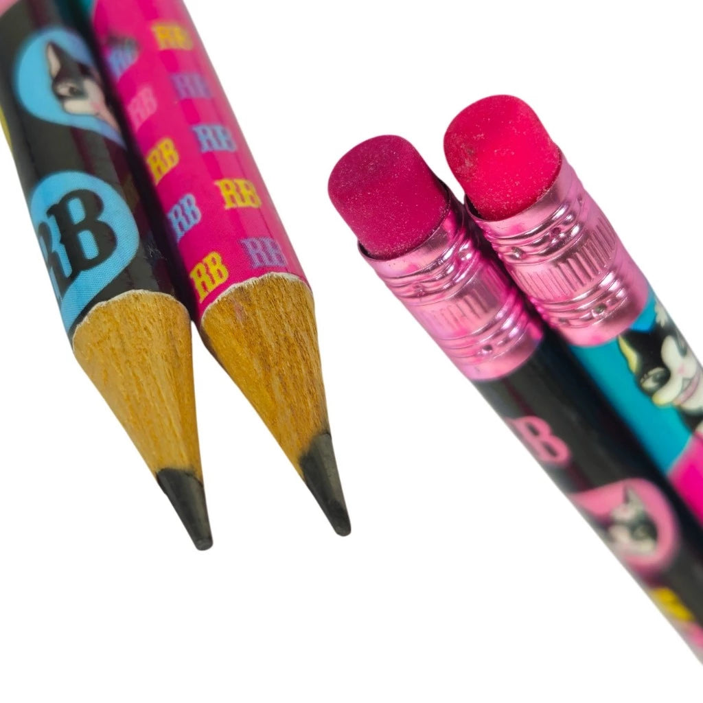 Kit Escolar Lápis Borracha e Apontador Rebecca Bonbon RB1206