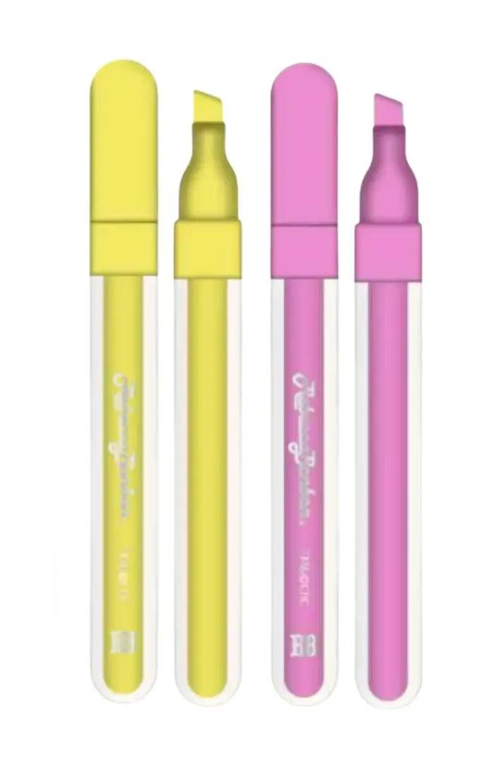 Marca-Texto 2 Cores Rosa/Amarelo Rebecca Bonbon RB1401