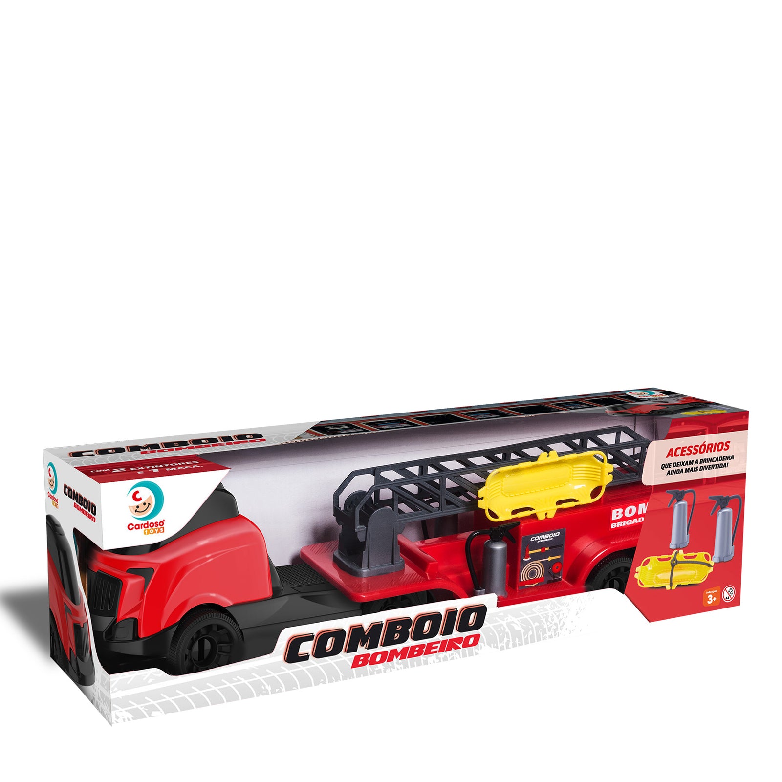 Carreta Comboio Bombeiro 9055 - Cardoso