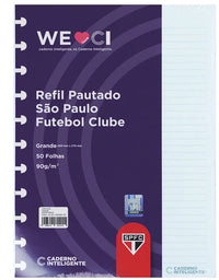 Refil Para Caderno Inteligente São Paulo 50 Fls. 90g/m² CIRG4038 - Novitate
