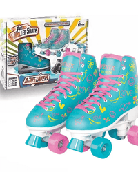 Patins Roller Skate Ajustável 35-38 Azul RL-07A - Fenix
