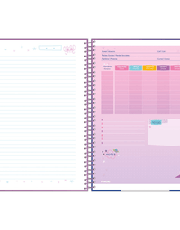 Caderno Espiral Universitário 10 Matérias  160 Folhas Stitch - Foroni
