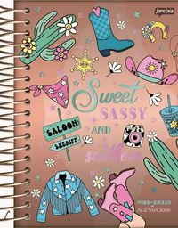 Agenda Diária 352 Pág. 2026 Pink Rodeo 133x178mm - Jandaia
