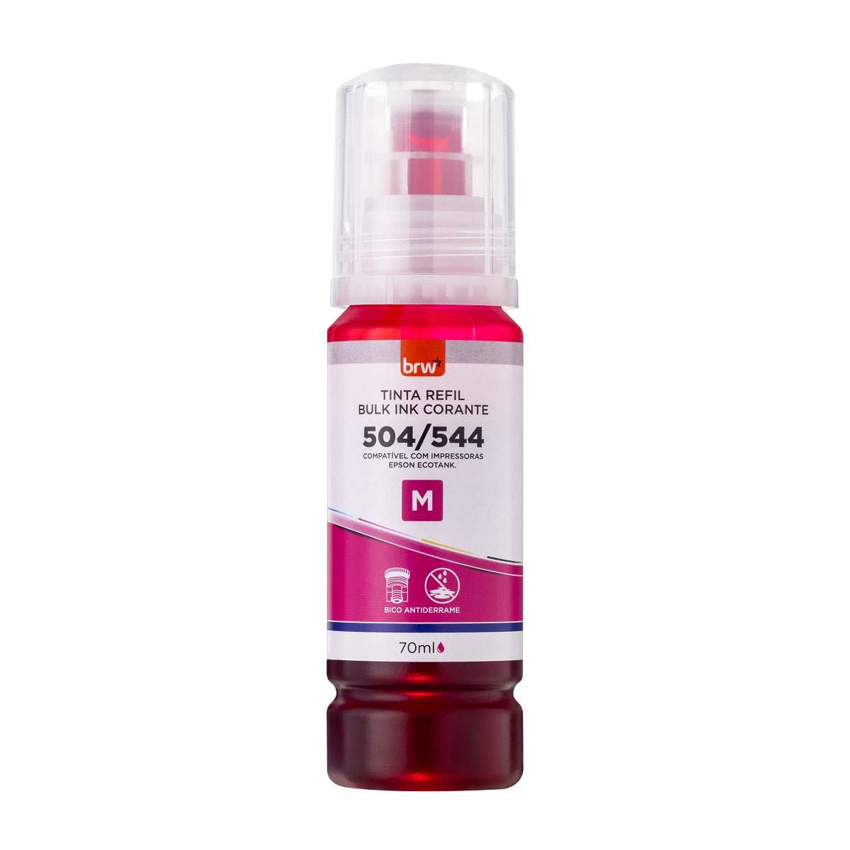 Tinta Refil P/ Epson Bulk Ink 504/544 Magenta TR5442 - BRW