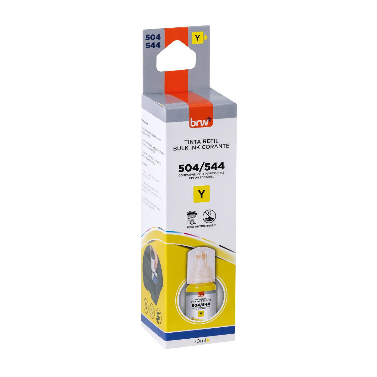 Tinta Refil P/ Epson Bulk Ink 504/544 Amarela TR5443 - BRW