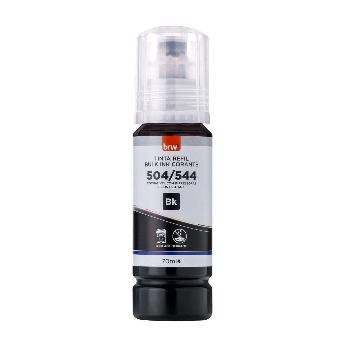Tinta Refil P/ Epson Bulk Ink 504/544 Preta TR5444 - BRW