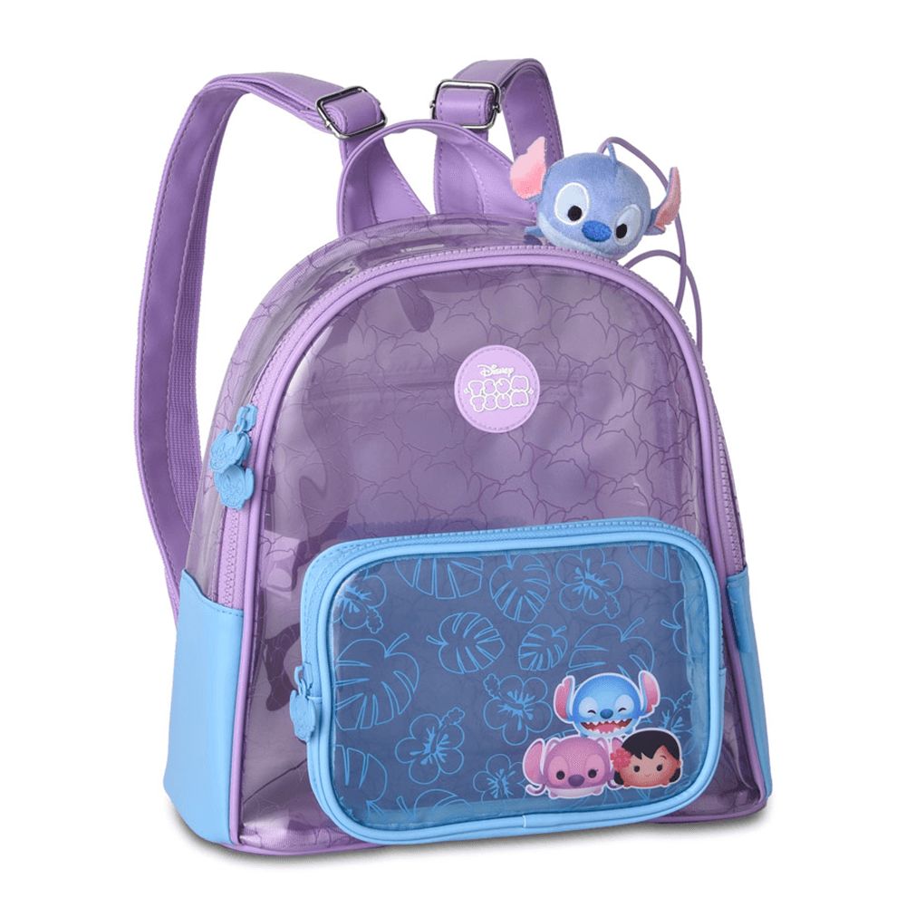 Mochila Costas em PVC Tsum Tsum Stitch 11″ TS26272D - Clio