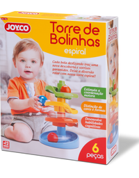 Brinquedo Educativo Torre de Bolinhas Espiral Joy.Co 906 - Bambola
