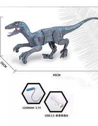 Dinossauro Velociraptor Control c/ Controle Remoto - ZP01013 Zoop Toys
