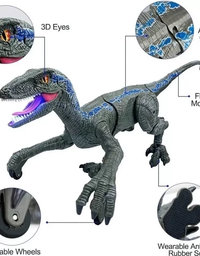 Dinossauro Velociraptor Control c/ Controle Remoto - ZP01013 Zoop Toys

