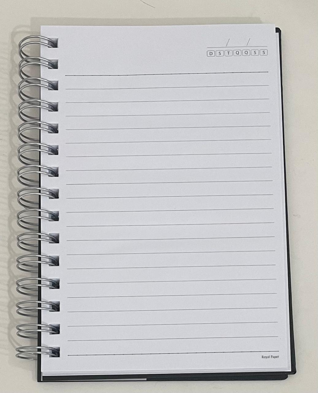Caderno 1/4 100Fls Pautado 63g/m² Prime - Royal Paper