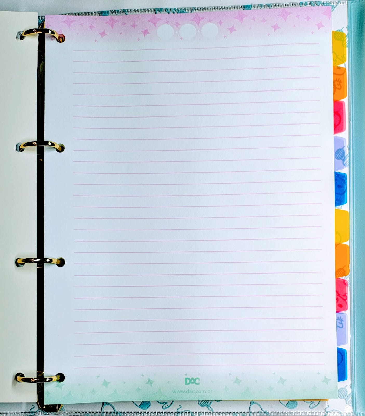 Caderno Argolado Universitário PVC Cristal 192Fls Snoopy 5554 - DAC