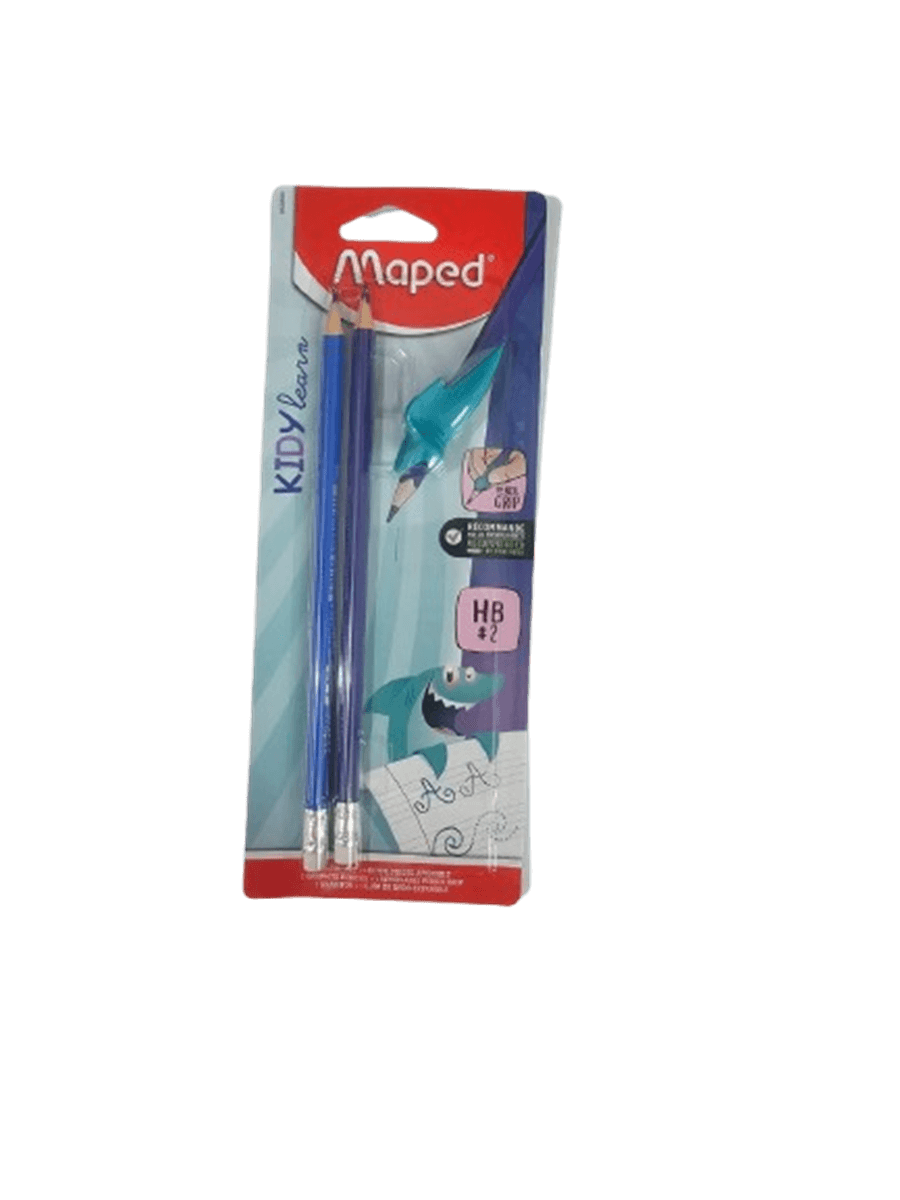 Lápis Grafite HB Kidy Learn com Borracha Apoio de Dedo 853500 - Maped