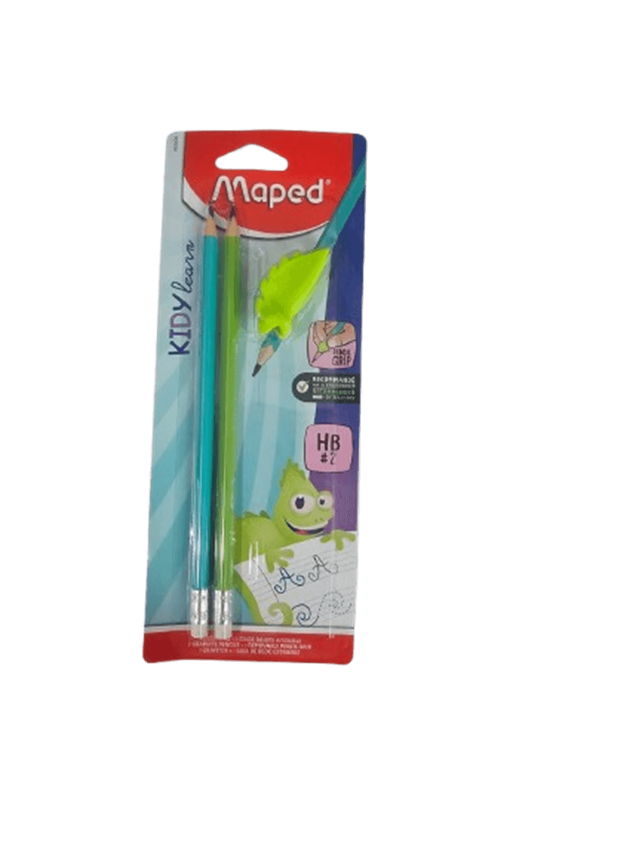 Lápis Grafite HB Kidy Learn com Borracha Apoio de Dedo 853500 - Maped