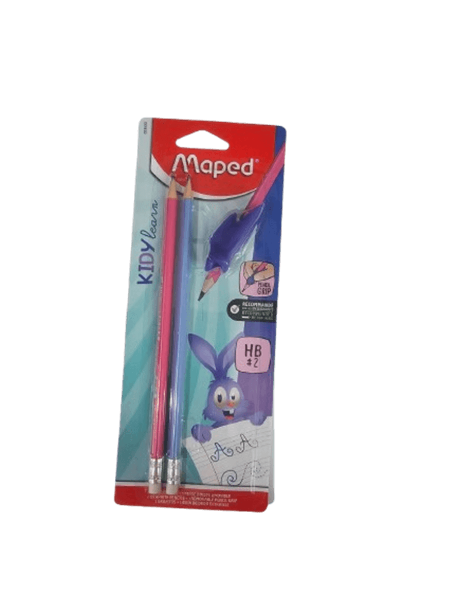 Lápis Grafite HB Kidy Learn com Borracha Apoio de Dedo 853500 - Maped