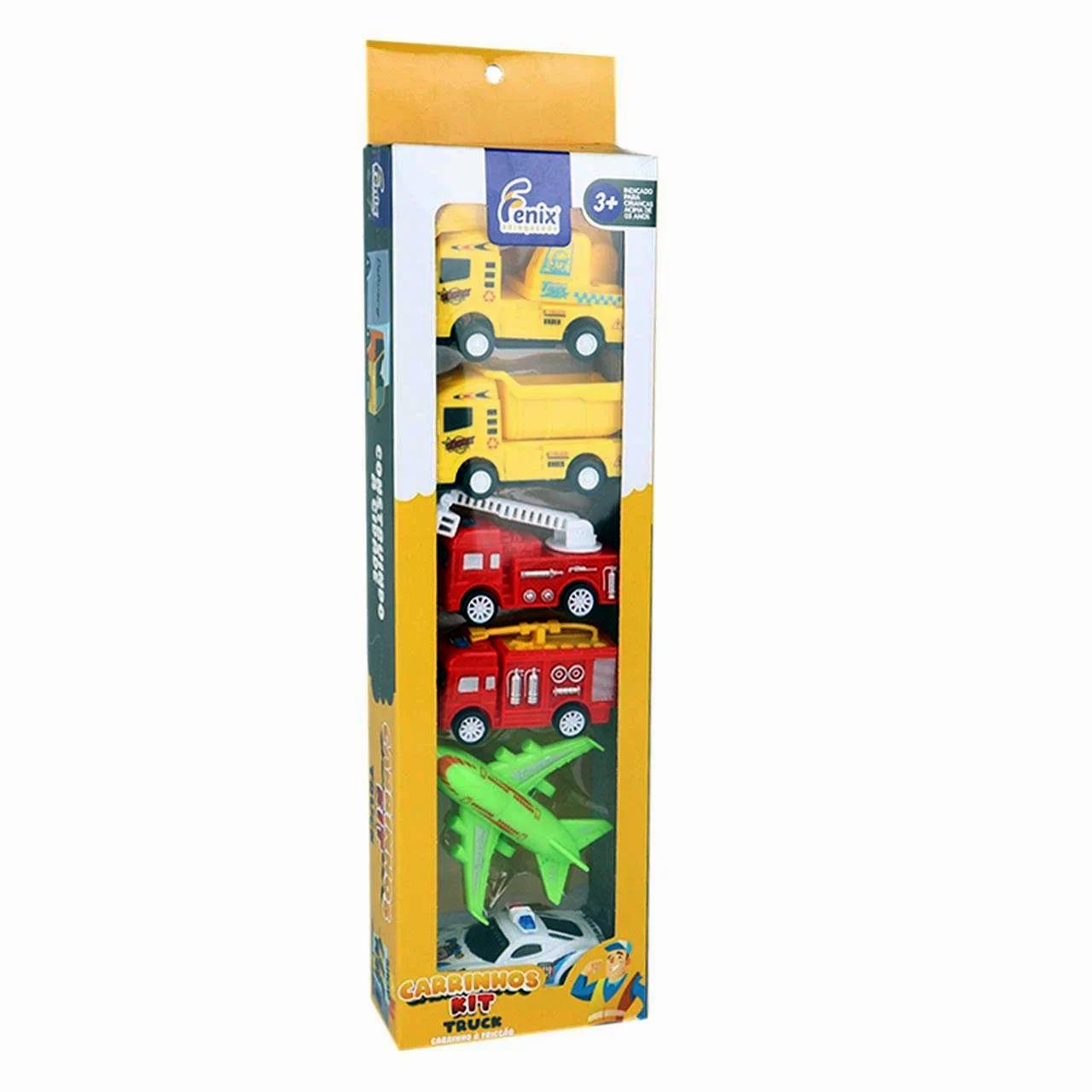 Mini Carrinhos Kit Truck Fricção XPC-997 - Fenix