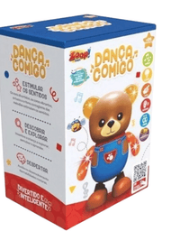 Urso Dança Comigo com Som e Luz 18 cm ZP01049 - Zoop Toys
