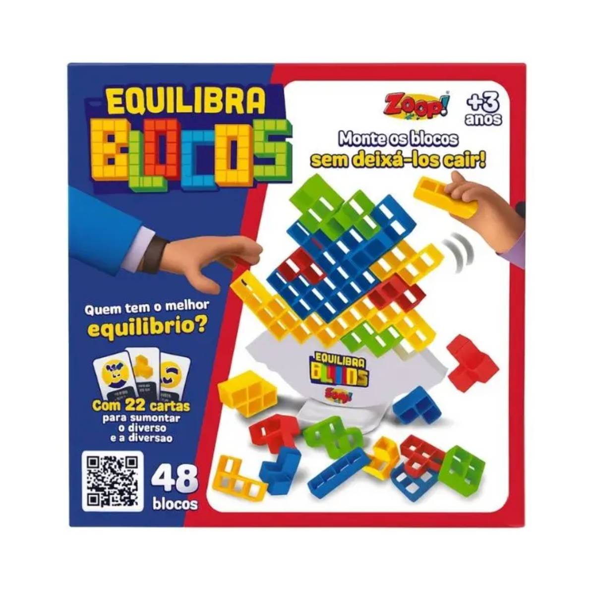 Jogo Equilibra Blocos ZP01277 - Zoop Toys