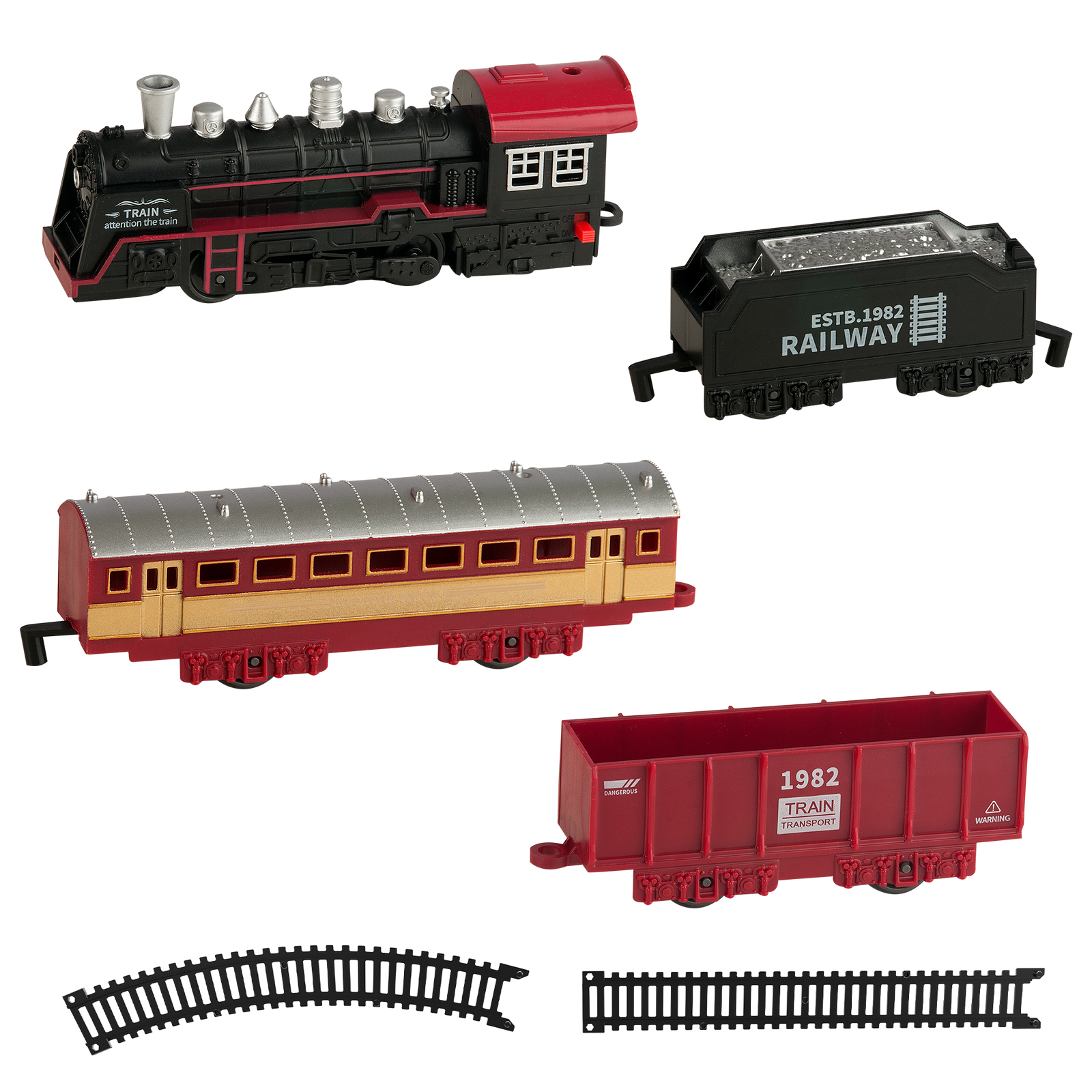 Trem Elétrico Real Train C/ Luz e Som ZP01286 - Zoop Toys