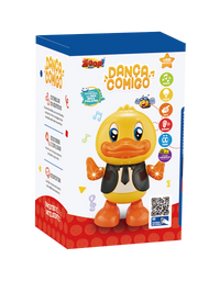 Patinho Dança Comigo com Som e Luz 20cm ZP01328 - Zoop Toys

