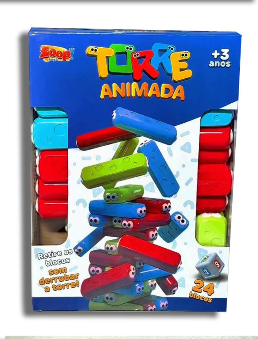 Jogo de Equilibrio Torre Animada 24pç ZP01472 - Zoop Toys