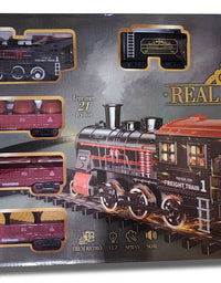 Trem Elétrico Real Train C/ Luz, Som e Fumaça ZP01474 - Zoop Toys
