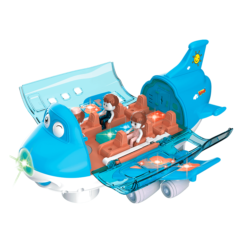 Brinquedo Avião Bate e Volta com Som e Luzes - Zoop Toys
