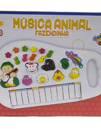 Piano Infantil Música Animal Fazendinha ZP01218 - Zoop Toys
