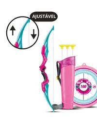 Arco e Flecha Super Mira Rosa ZP01184 - Zoop Toys
