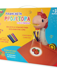 Prancheta Projetora de Desenho Unicórnio ZP01166 - Zoop Toys
