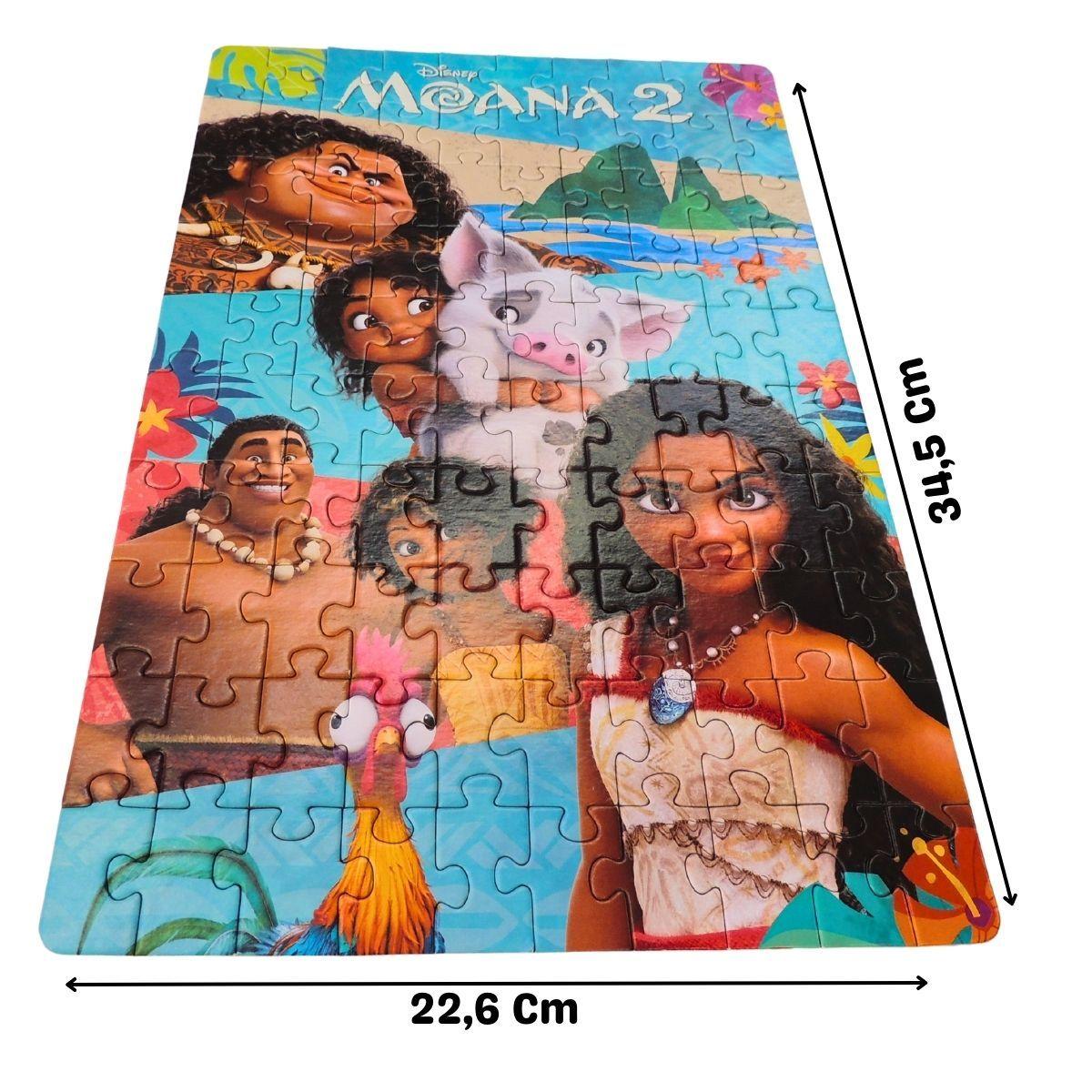 Quebra Cabeça 100 peças Moana 2 8080 - Toyster