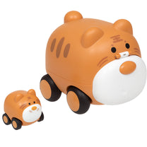 Carrinho Animal Com Filhote Marrom Claro 17246 - Buba