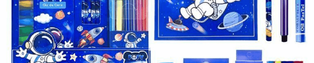 Kit Artistico Escolar Astronalta 33 Peças FF6052 - Fofy