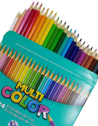 Lápis de Cor 24 Cores Ponta Resistente  11.2400N - Multicolor
