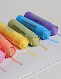 Guache Bastão 6 Cores Tons Pastel 13714 - Make+
